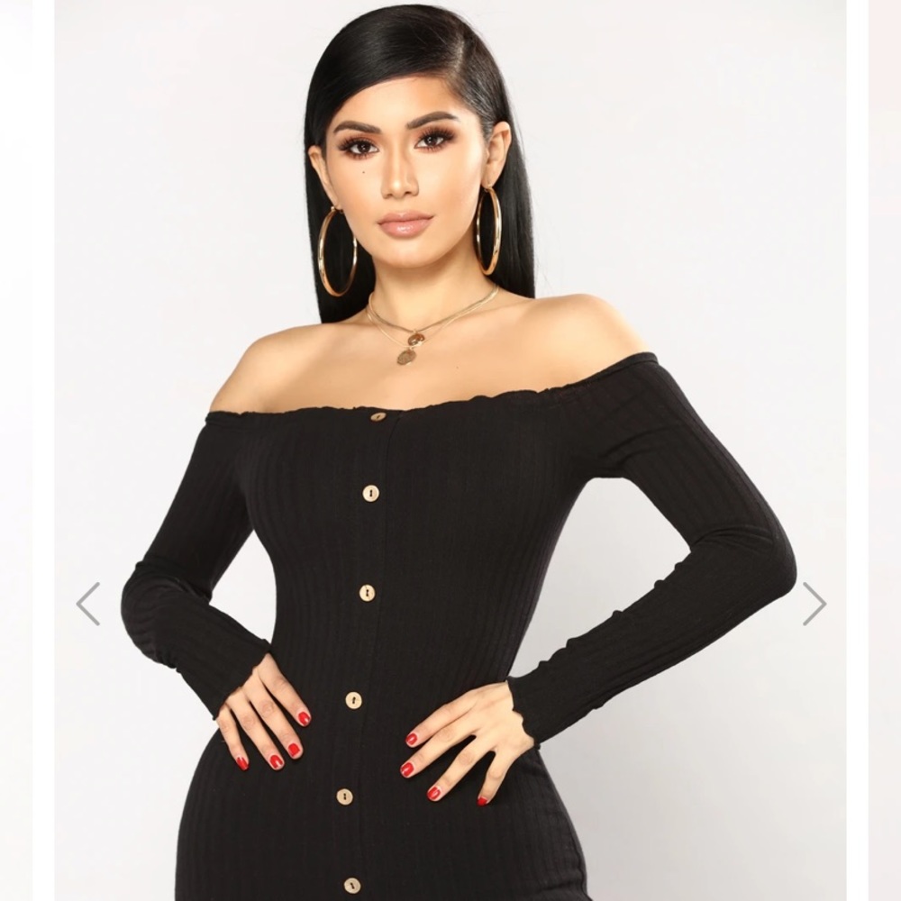 Fashion nova off the shoulder dress